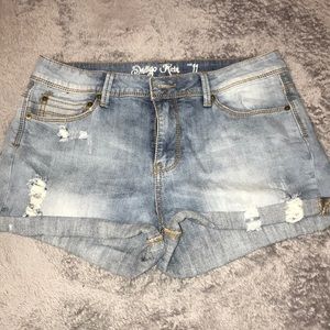 Indigo Rein Jean Shorts (Juniors)